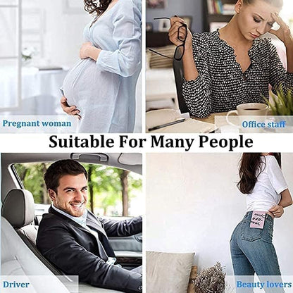 NEYVA™ 100% Gel Seat Cushion – Ergonomic Breathable Cushion for Hip & Back Support